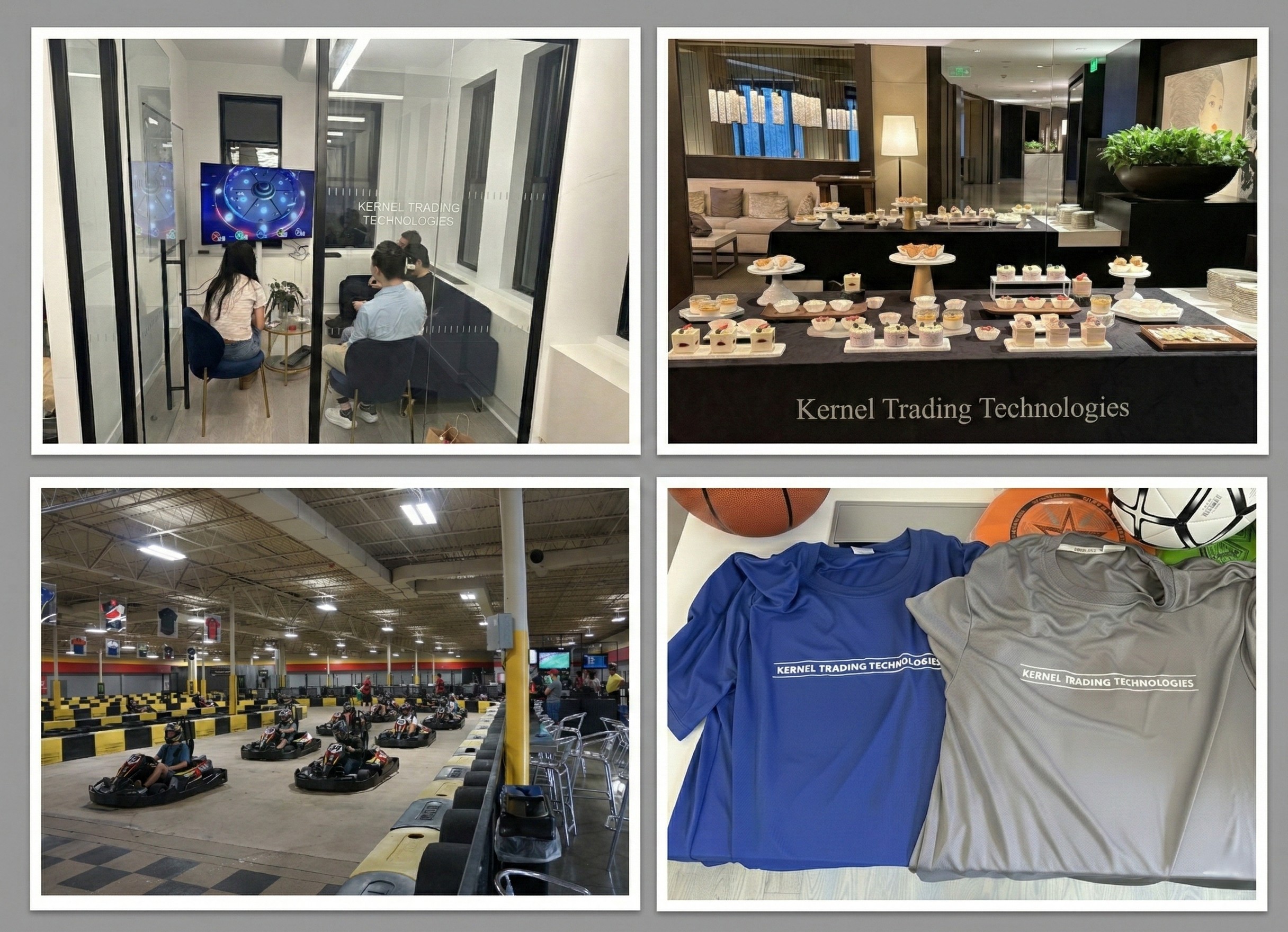 Office space with Kernel Trading Technologies branding